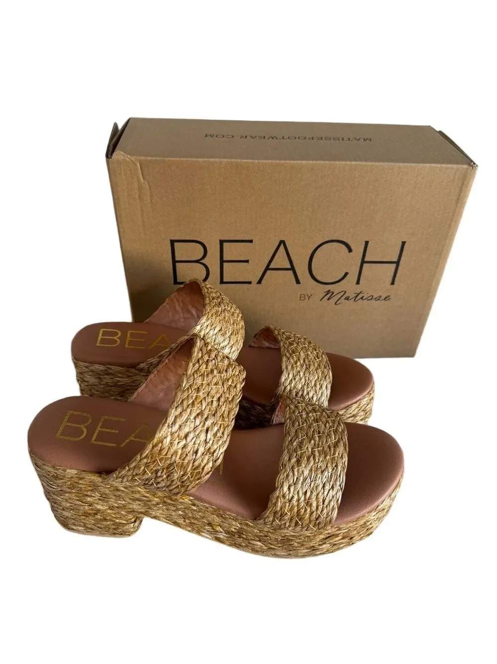 Beach by Matisse NEW Women's Ocean Ave Platform Slide Sandal Size 8 #260149